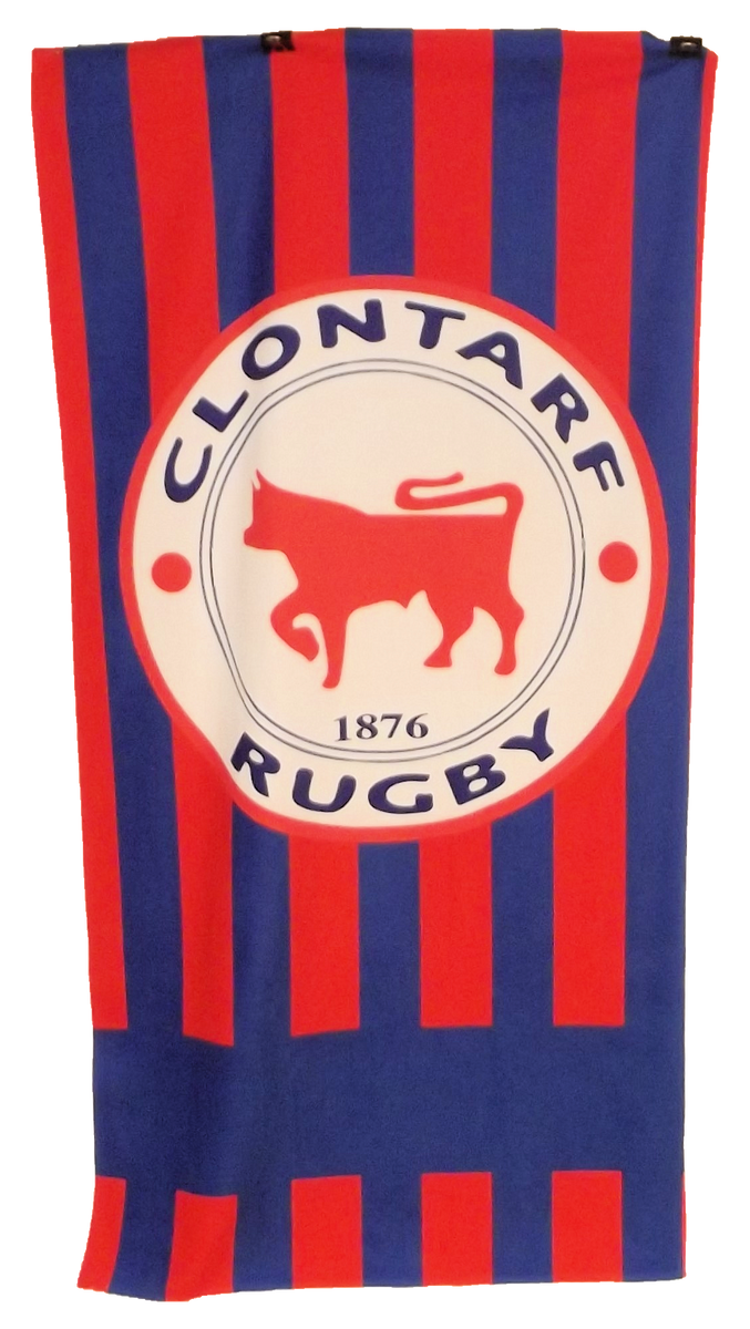 Clontarf Rugby Hand Towel – Clontarf Rugby Club, image size:677x1200